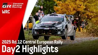 TGR Contenders Fill The Top 3! | WRC Central European Rally 2025 | Day 2 Highlights