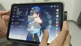 Игровой тест Wuthering Waves (Повторный тест 4) на iPad A16 (11-го поколения) (с измерителем част...