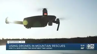 Using drones in mountain rescues around the Valley