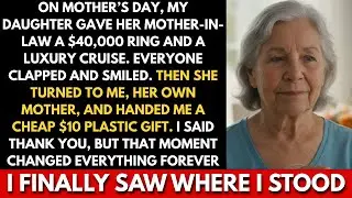 On Mother’s Day, my daughter spoiled her mother-in-law with a $40,000 ring and a cruise… and...