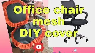 How to make Office chair cover|DIY cover chair