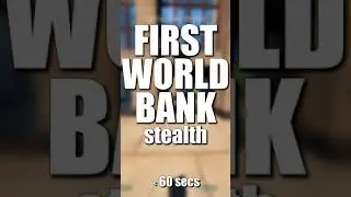 Как пройти ПЕРВЫЙ МИРОВОЙ БАНК скрытно за 60 секунд (Payday 2)