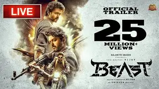 Beast Official Trailer Live Count | Beast Trailer Reaction | Beast | Thalapathy Vijay | Nelson