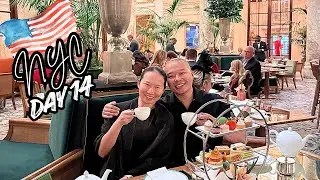 День 14 в Нью-Йорке &mdash; чаепитие в Palm Court! в The Plaza, TikTok Diner и Gossip girl (The Met)!