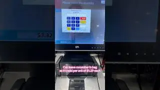 Some tips to make life easier at self-checkout. #groceries #selfcheckout #multiscan #hacks #aldi