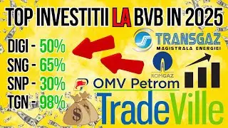 Top investitii la bvb in 2025 ! Cele mai mari cresteri ale companiilor din Romania ! Tradeville
