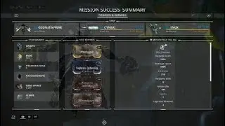 Warframe Archwing Levelling - Odonata Prime with KNUX, Salacia (Neptune)