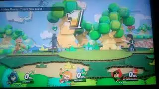 Lucina and Orange Inkling Vs. Boris (No Damage) Easter Special