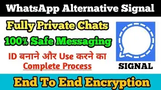 #Signalapp Private Messenger app || How to register on Signal app || What is Signal app.