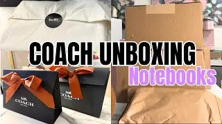 Распаковка Coach &mdash; блокноты из магазинов и парфюмерии &mdash; отличные подарки на Рождество