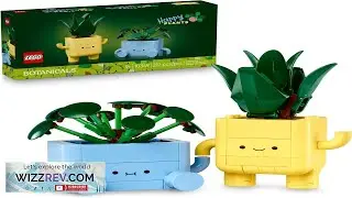LEGO Botanicals Happy Plants Building Toy for Kids Girls and Boys 9+