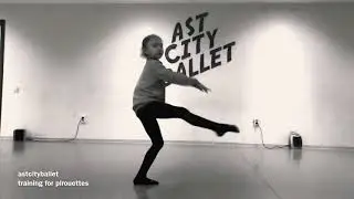 training for pirouettes.. #astcityballet angels