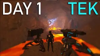 Fighting to Claim the BEST Spot on Server | MESA 4MAN ! - ARK PVP