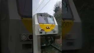 Enterprise Set 9001 and 201 Class Loco 207 Service 10:35 to Dublin Connolly at Harmonstown 28/1/23