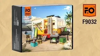 FunWhole Travel Trailer (F9032)[1325 pcs] Speed Build @TopBrickBuilderLite