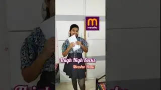 Thigh-High Socks That Changed My Life #shorts #meesho #ytshorts #viralshort
