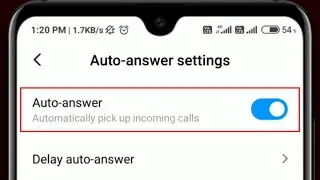 How To Disable Auto Answer Call In Mi 2020 | Automatically Pick Up Incoming Calls