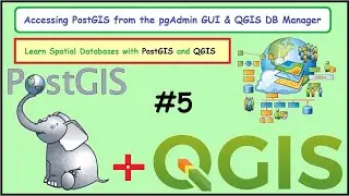 Working with PostGIS By using pgAdmin and QGIS DB Manager | Part 5 | Eng Subtitles | @GISSchools