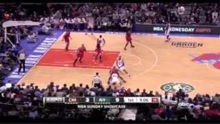 Knicks-Bulls. Chandler Pick and Roll