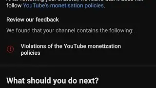 How to Fix Violation Of The Youtube Monetization Policies | YouTube Channel Monetisation Not Approve