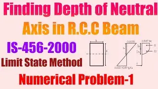 Finding Depth of Neutral Axis in Single Reinforcement RCC Beam