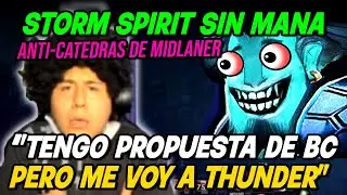 STORM SPIRIT SIN MANA 😂😂 LAS ANTICATEDRAS DE MACARIUS MIDLANER 😂😂
