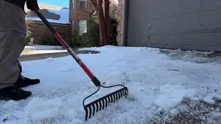 Ice Storm Driveway Clean Up (TimeLapse)