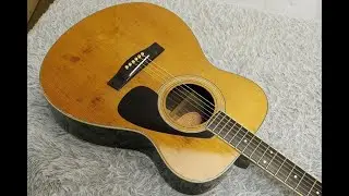 1970's made YAMAHA FG-202 Orange Label model High quality Acoustic Guitar Made in Japan