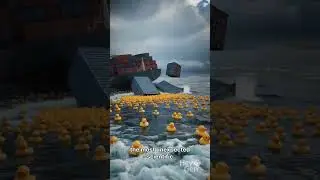 The Rubber Ducks That Traveled the World 🌊🦆#facts