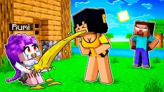 هي أرادت فقط تبني أطفال أغنياء كيبوب صيادي الشياطين في ماين كرافت 💰👶
