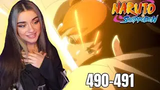ПОДОЖДИТЕ&hellip; Она СИЛЬНЕЕ Наруто?! 🤯 | Реакция на 490&ndash;491 серии