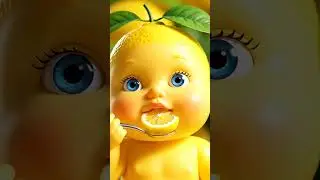 Lemon Baby Eating ASMR 🍋 | Funny Sour Fruit Baby 8K UH  #LemonBaby #ASMR #FunnyFruit #8KUltraHD