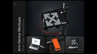 Arm Device Mockups Stock Graphics Download