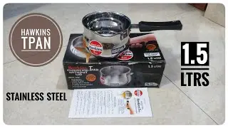 Hawkins TPAN 1.5 ltrs | Stainless steel Without lid | Unboxing First Look | Amazon | Long Warranty