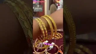Daily wear bangles #bangles #bangle #gold #goldbangles #dailywear #lightweightbangles #jewellery