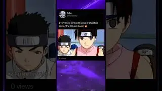 Tenten&rsquo;s mirrors 💀 #naruto #exam #anime #rocklee #tenten #school #fyp