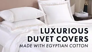 The Best & Softest Egyptian Cotton Duvet Covers that Won't Move | PURE PARIMA