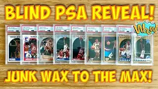 BLIND PSA REVEAL - Junk Wax To The Max! Nice Gem Mint 10 шт. - Magic, MJ и многое другое + Повреж...
