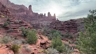 27 oktober 2025: met de camper van Fisher Towers naar La Sal Mountains