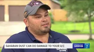 Saharan dust can do damage to your A/C