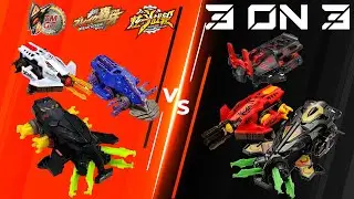 BATTLE 3 VS 3 | MINI TURNEY PERCOBAAN RULE BARU | BREAK GO GA THUNDER MACHINES SOLO