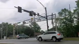 Drake Avenue railroad crossing tour