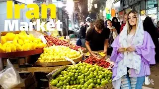 Walking in one of the oldest markets in Iran in the city of Qazvin 2022