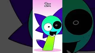 Sprunki Sulfur Pyramixed Phase 4 10x to 1x ◀ #sprunki #incredibox #shorts #incrediboxv9
