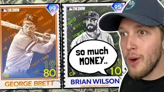 i spent $1,000,000 unlocking *NEW* 99 GEORGE BRETT.. MLB The Show 22