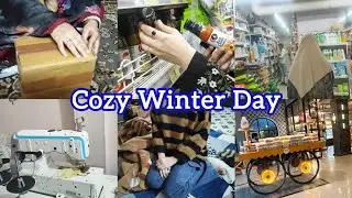 ठंडी सुबह, गरम चाय ☕ |Winter Morning To Night Routine 🏠आज हम कहाँ गए?  🚗