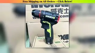 WORX WU130X 12V Cordless Electric Screwdriver Drill 40Nm Brushless Motor for Metalworking Home