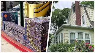 75 Mid-century Modern Yellow Exterior Home Design Ideas You'll Love ☆