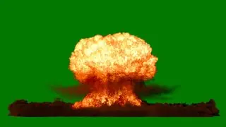Nuclear Bomb Explosion Green Screen Effects | MycreativeFx