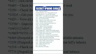 Iphone secret codes #shortsfeed #iphone #techintelugu #mytechintelugu #iphonetipsandtricks #ytshort